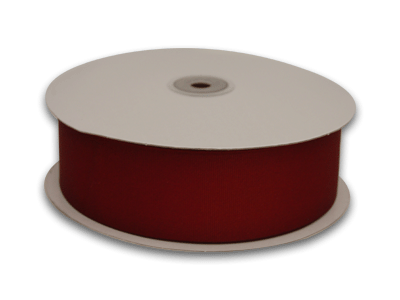 7/8 Inch Burgundy Grosgrain Ribbon 50 Yards