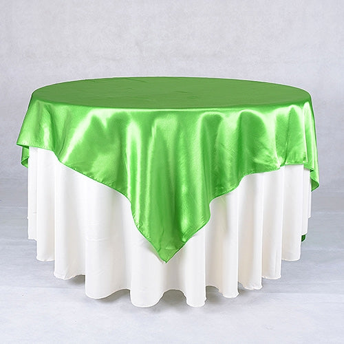 Apple - 60 x 60 Satin Table Overlays - ( 60 x 60 Inch )