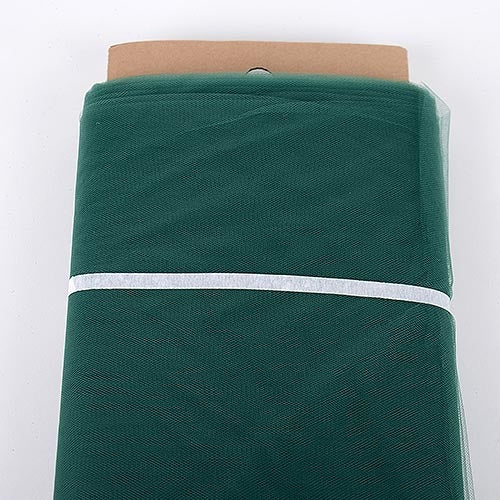 Pre-order Now & Ship On February 23rd - Hunter Green 54 Inch Tulle Fabric Bolt x 40 Yards