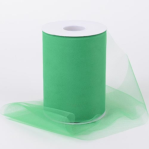 Emerald 6 Inch Tulle Fabric Roll 100 Yards
