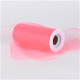Coral 18 Inch Tulle Fabric Roll 25 Yards