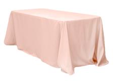 Blush 60 x 126 Inch Polyester Rectangle Tablecloths