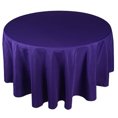 70 Inch Round Poly Tablecloths