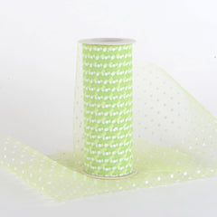 Swiss Dot Tulle 6 inch x 10 yards