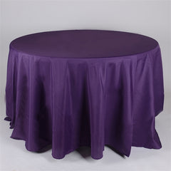 108 Inch Round Poly Tablecloths