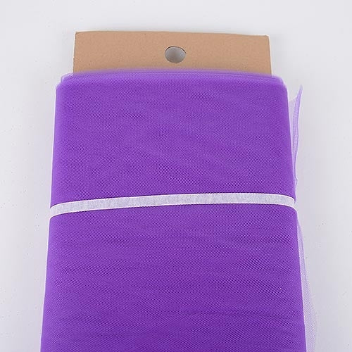 Purple Premium Nylon 54 Inch Tulle Fabric Bolt x 40 Yards