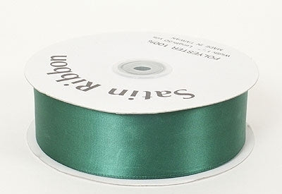 1/4 Inch Hunter Green Satin Ribbon 100 Yards