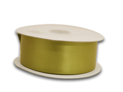 1/4 Inch Spring Moss Satin Ribbon 100 Yards