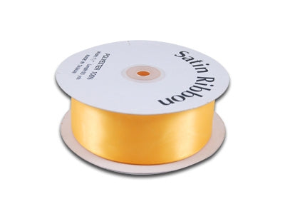 1/4 Inch Light Gold Satin Ribbon 100 Yards