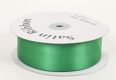 1/4 Inch Emerald Satin Ribbon 100 Yards