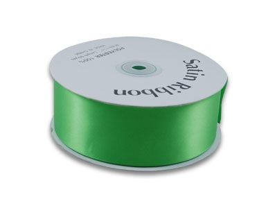 5/8 Inch Apple Green Satin Ribbon 100 Yards