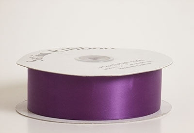 1/4 inch Double Face Satin Ribbon Violet - 50 Yards - Wholesale Flowers and  Supplies