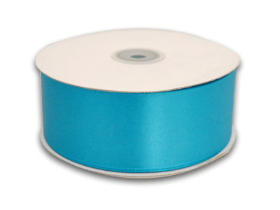 5/8 Inch Turquoise Satin Ribbon 100 Yards