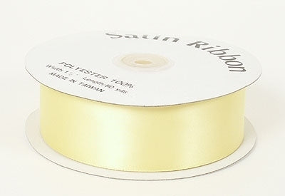 7/8 Inch Baby Maize Satin Ribbon 100 Yards