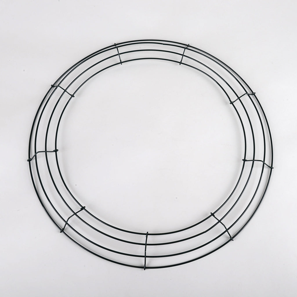 18 Wire Wreath Frame: 4-Wire Black [MD063802] 