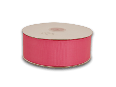 1/4 Inch Hot Pink Grosgrain Ribbon 50 Yards