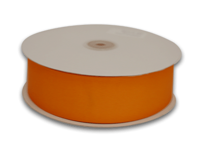 7/8 Inch Orange Grosgrain Ribbon 50 Yards