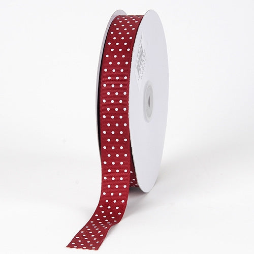 Grosgrain Ribbon Red Ribbon Roll, 5/8inch, 5 yards, 1 roll