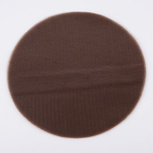 Chocolate - Premium Tulle Circle - ( 12 inch | 25 Pieces )