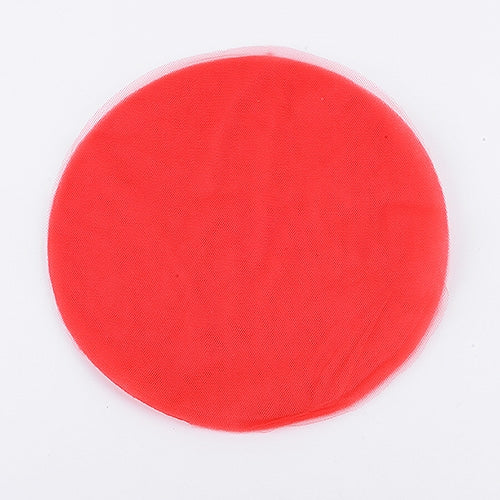 Red - Premium Tulle Circle - ( 9 inch | 25 Pieces )