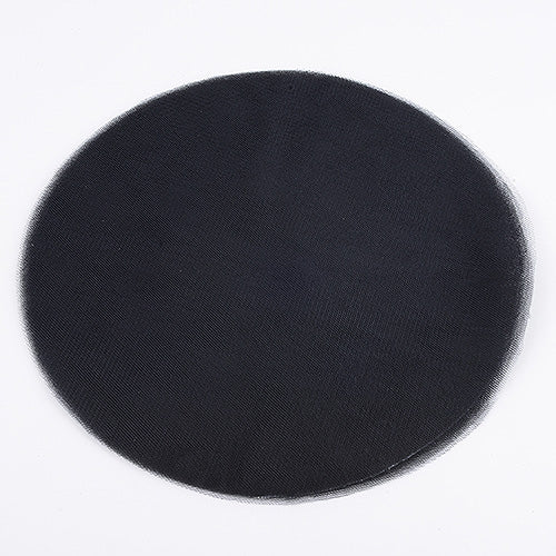 Black - Premium Tulle Circle - ( 9 inch | 25 Pieces )