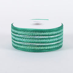 thumbnail image 2 of Floral Supply Online - 10 Inch X 30 Feet Metallic Deco Poly Mesh Ribbon The Exclusive Metallic Mesh With A Unique Touch Of Color And Sparkle Moss 2 of 14