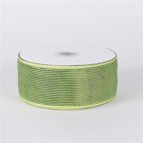 Moss | Floral Mesh Ribbon | 2-1/2 inch x 25 Yards | Bb Crafts