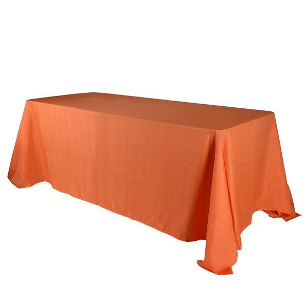 Orange- 60 x 126 Rectangle Tablecloths - ( 60 inch x 126 inch )
