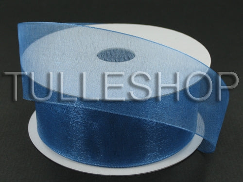7/8 Inch Periwinkle Organza Ribbons