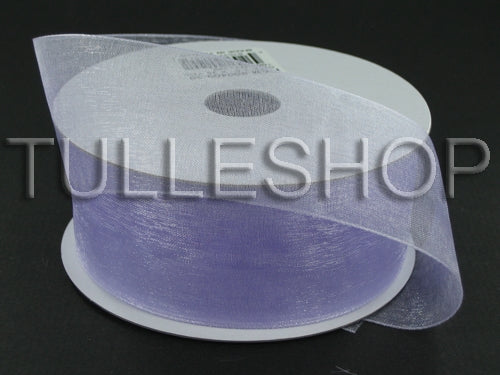 7/8 Inch Lavender Organza Ribbons