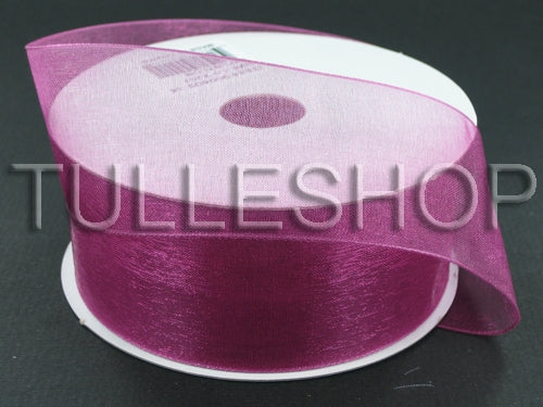 7/8 Inch Colonial Rose Organza Ribbons