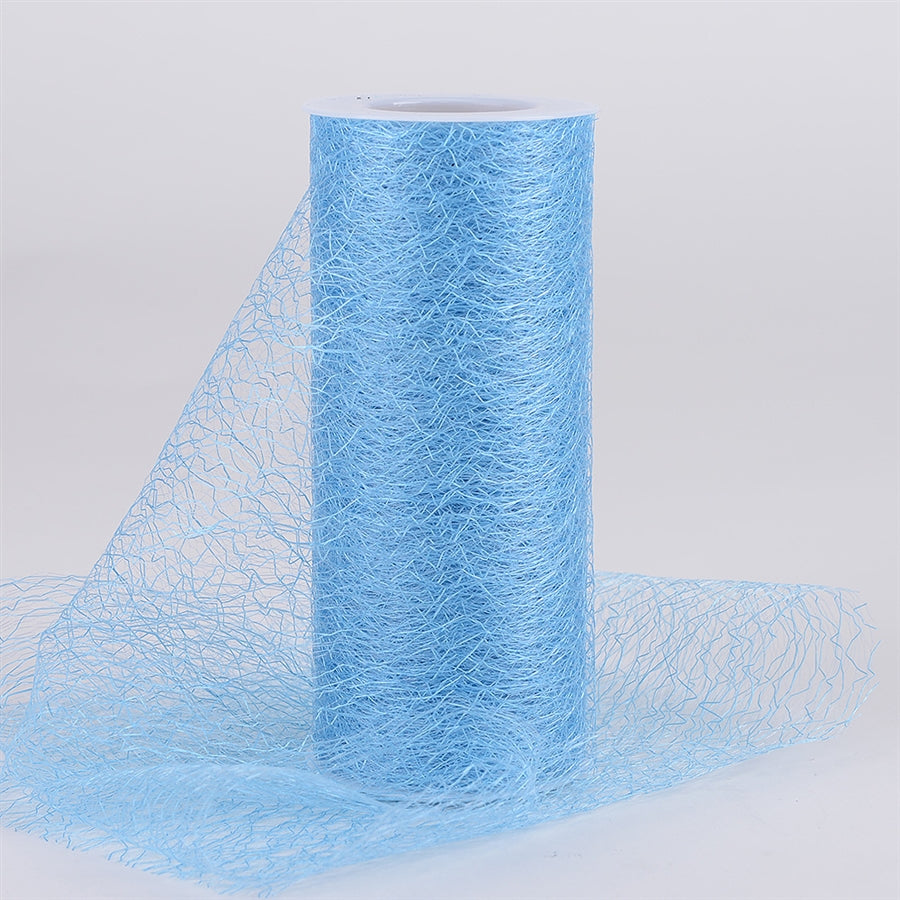 Light Blue - Sisal Mesh Wrap Rolls - ( 6 x 10 Yards )
