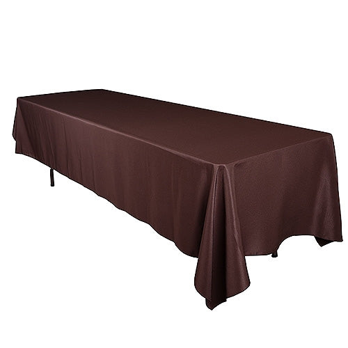 Chocolate - 70 x 120 Rectangle Tablecloths - ( 70 inch x 120 inch )
