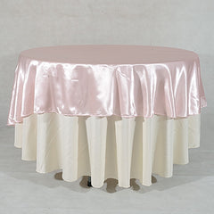 70 Inch Round Satin Tablecloths