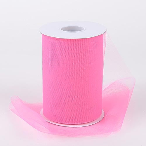 White Tulle Fabric Rolls 6 Inch by 100 Yards (300 feet) Fabric Spool Tulle  Ribbon for DIY White Tutu Bow Baby Shower Birthday Party Wedding