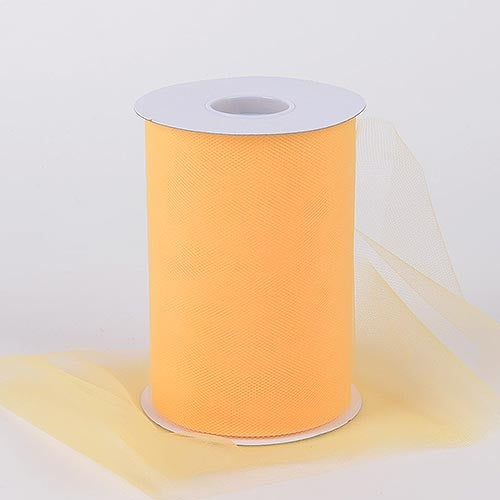 Light Gold 6 Inch Tulle Fabric Roll 100 Yards
