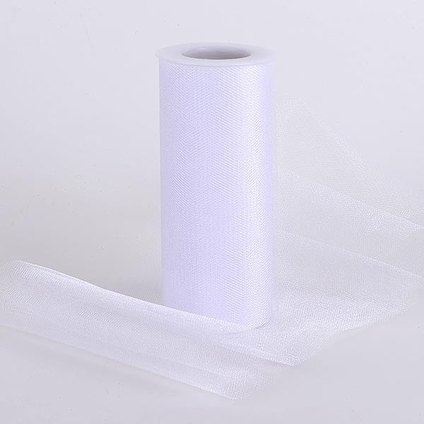 CRASPIRE 2 Roll OldLace Tulle Fabric Rolls Spool 6 Inches in Width for  Wedding Party Decoration &Craft, 100yards/roll