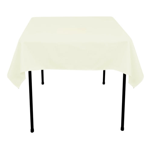 Ivory 70 x 70 Inch Square Tablecloths