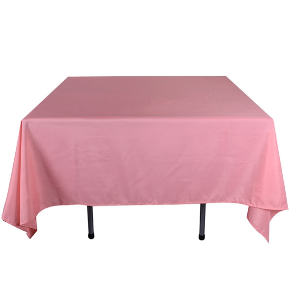 Coral 70 x 70 Inch Square Tablecloths