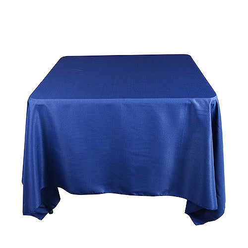 Navy - 85 x 85 Square Tablecloths - ( 85 Inch x 85 Inch )