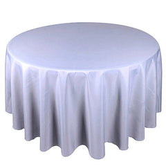 90 Inch Round Poly Tablecloths