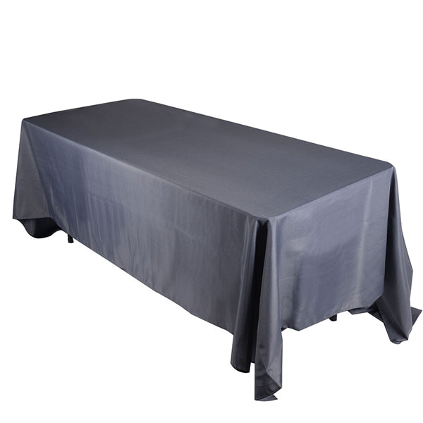 Charcoal - 90 x 156 Rectangle Tablecloths - ( 90 inch x 156 inch )