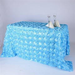 90x156 Inch Rectangle ROSETTE Tablecloths