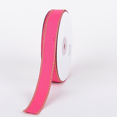 3/8 Inch Hot Pink Grosgrain Ribbon 50 Yards