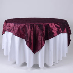 Pintuck Satin Overlays