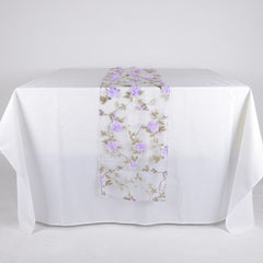 Organza with Roses Table Runner