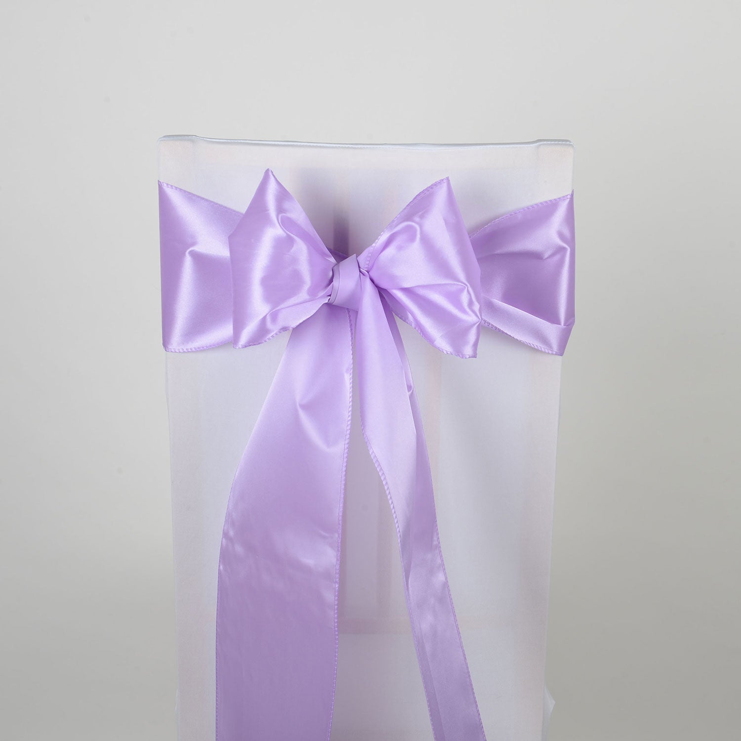 Lavender - Satin Chair Sash - ( Pack of 10 Piece - 6 inches x 106 inches )