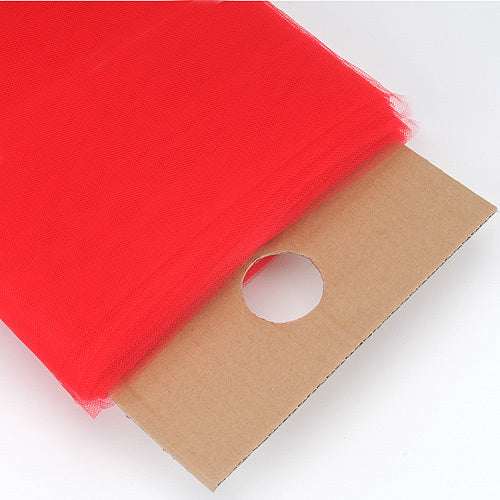 Red - Premium Glimmer Tulle Fabric ( 54 inch | 40 Yards )
