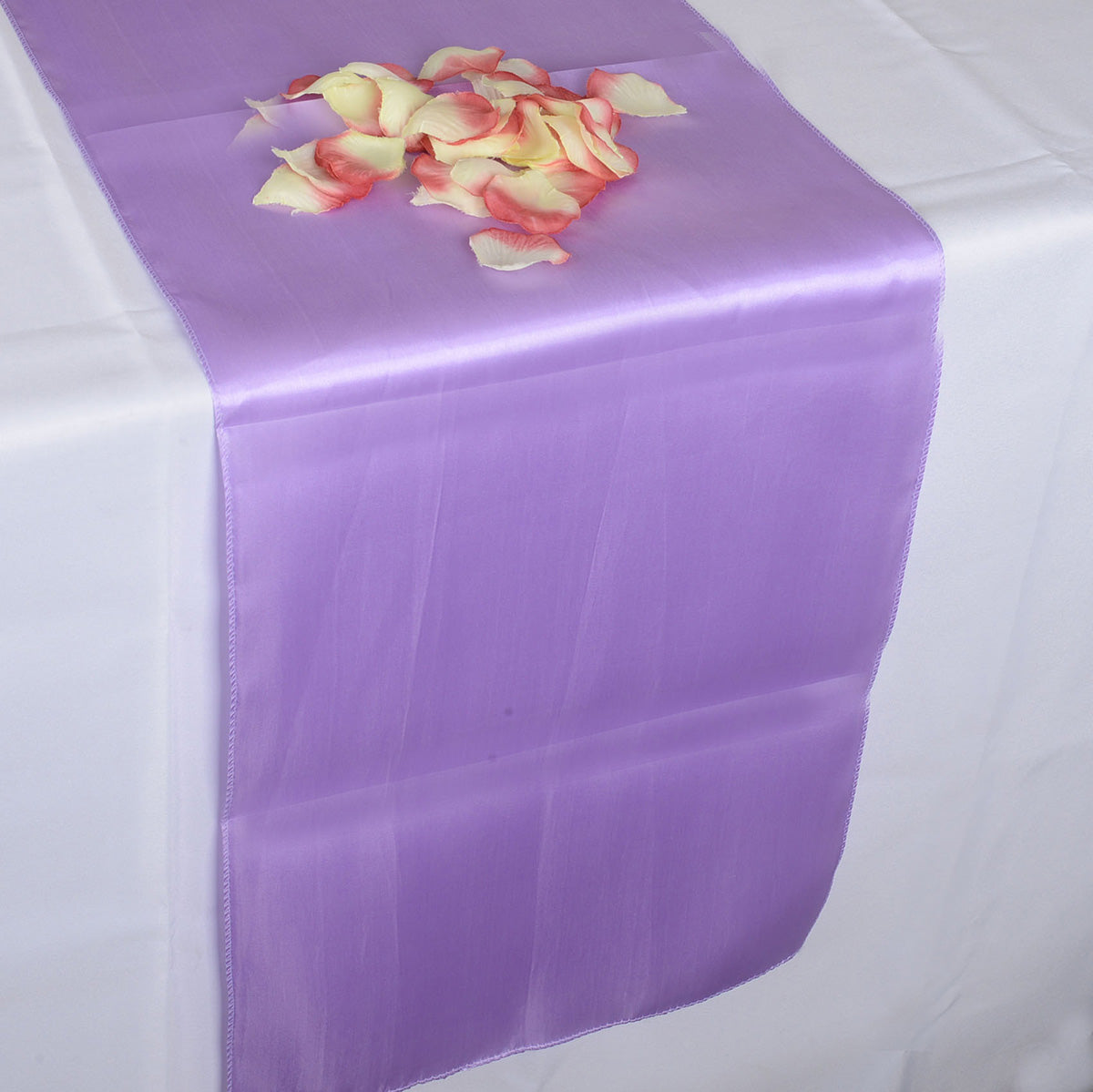 Lavender - Satin Table Runner - ( 12 inch x 108 inches )