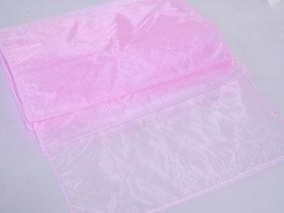 Light Pink - Organza Table Runners - ( 14 inch x 108 inches )